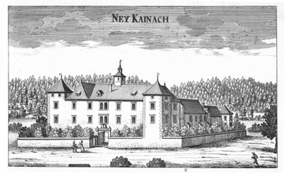 Schloss Ney Kainach, Neu Kainach of Klein Kainach door Georg Matthaus Vischer